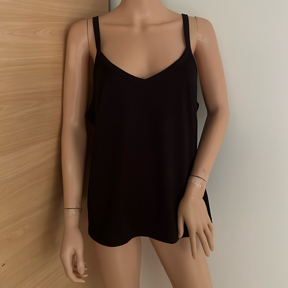 NWOT  INC International Concepts Woman’s  Black tank.